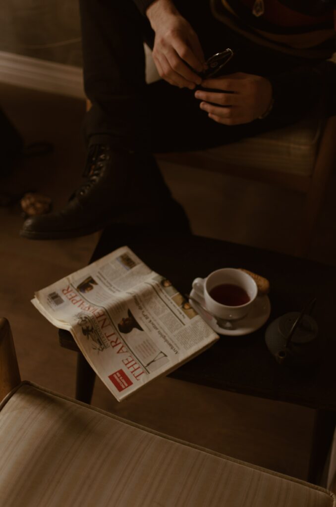 Tea and a Newspaper